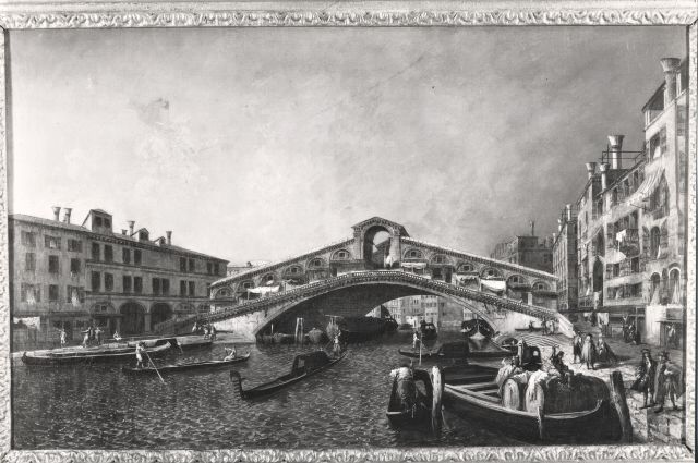 Whitechapel Art Gallery — Marieschi Michele - sec. XVIII - Veduta di Venezia con il ponte di Rialto dalla Riva del Ferro — insieme